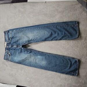 Old Levis 505 Jean's Men's 36/34 Blue Denim Straight Leg Casual Classic 5 Pocket